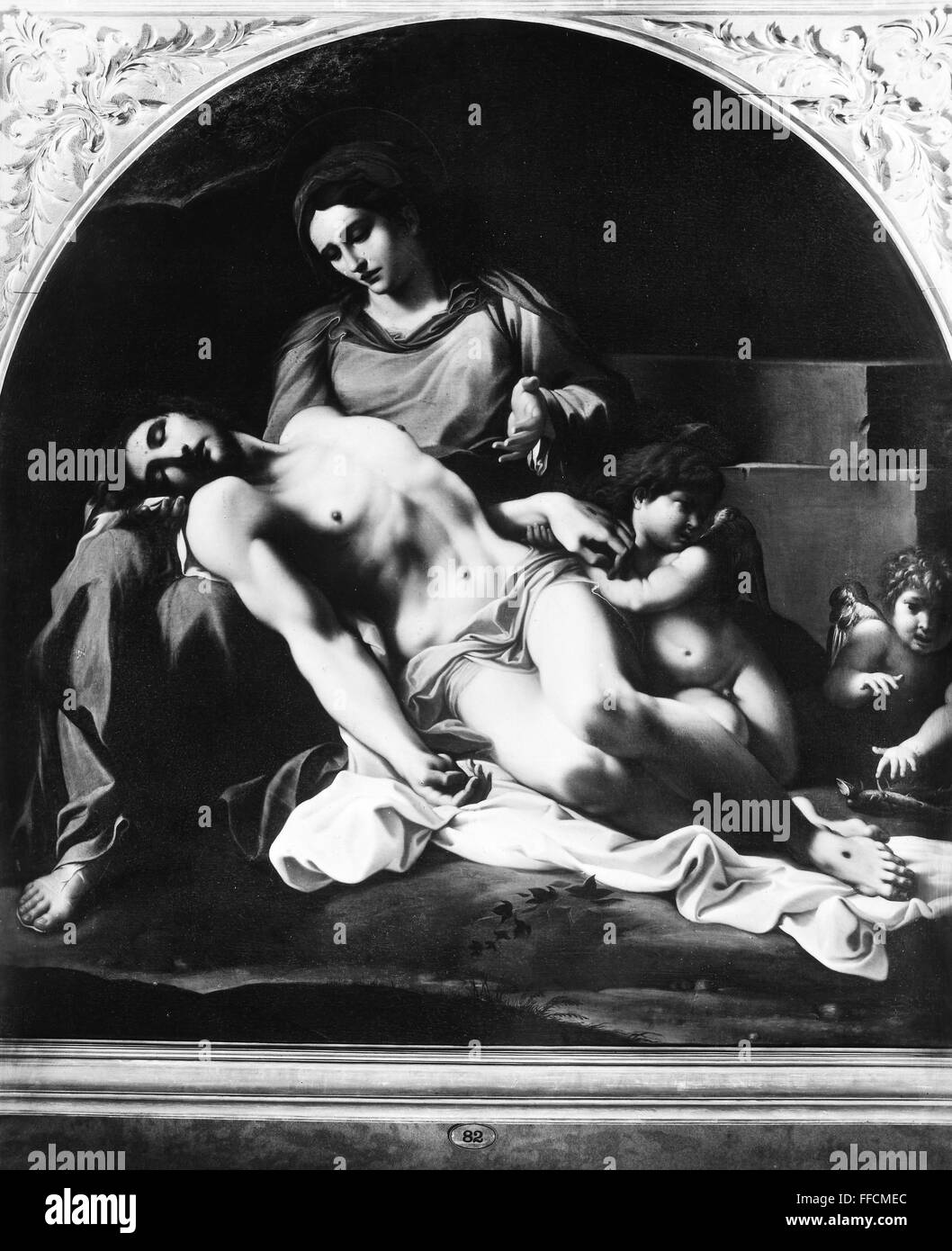 CARACCI: la Pietà. /NPainting, 1599-1600, da Annibale Caracci. Foto Stock
