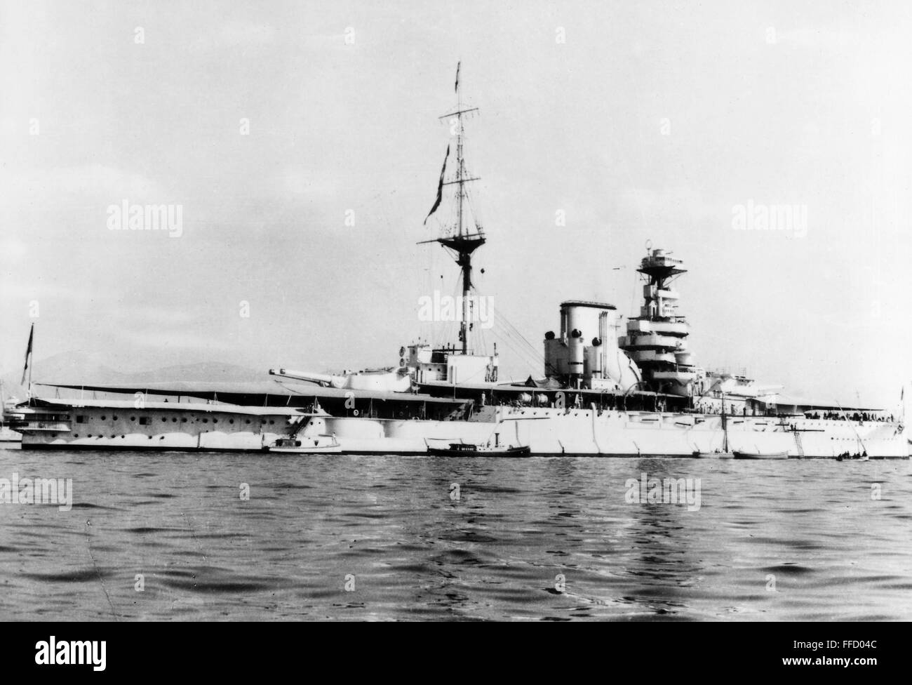 HMS Queen Elizabeth, 1913. /Nil inglese dreadnought lanciato nel 1913. Foto Stock