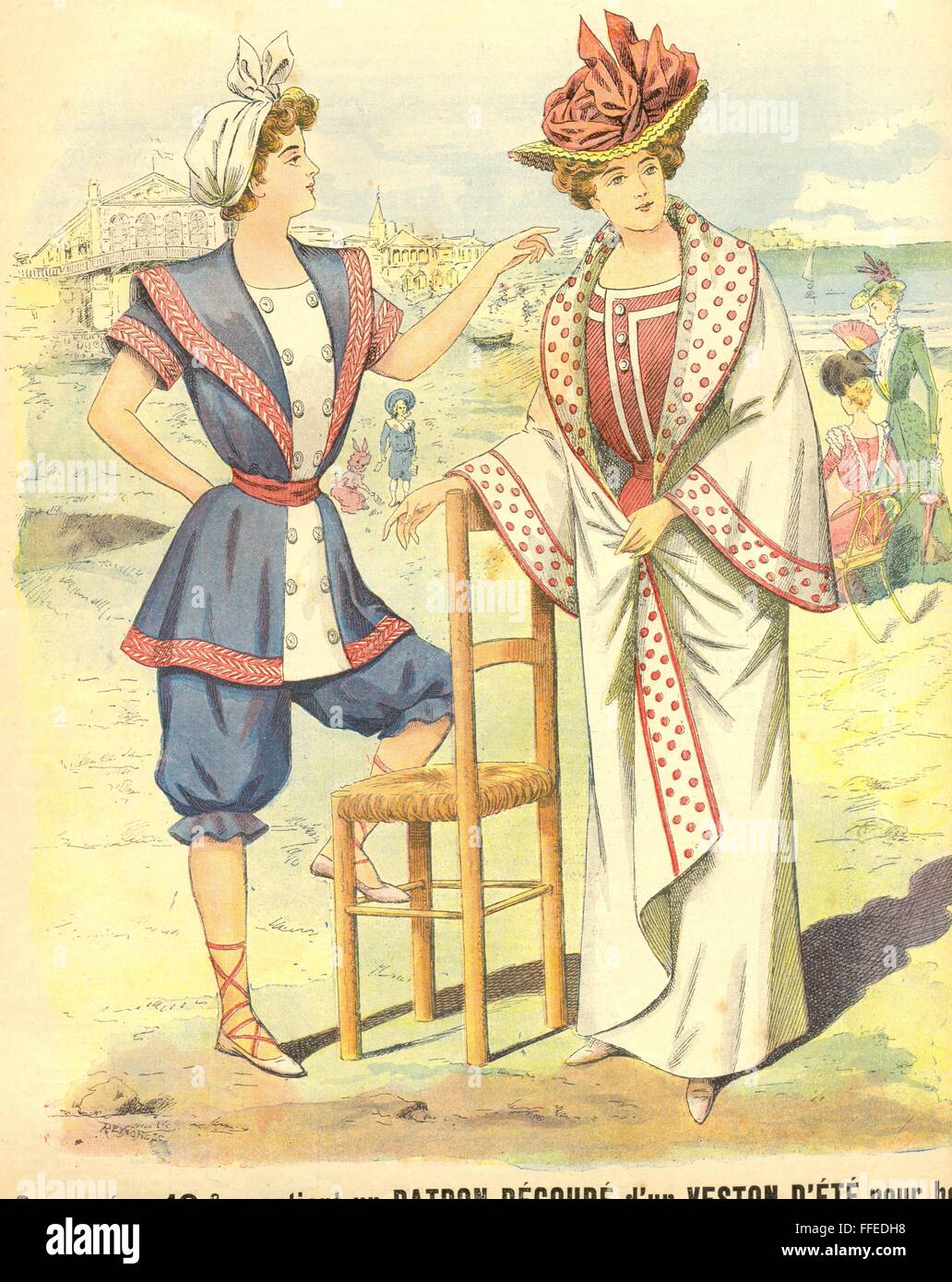 Coperchio per rivista La Vraie Mode Foto Stock