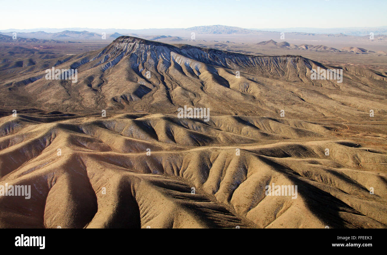Vista aerea da un elicottero del paesaggio dell'Arizona, Stati Uniti d'America Foto Stock