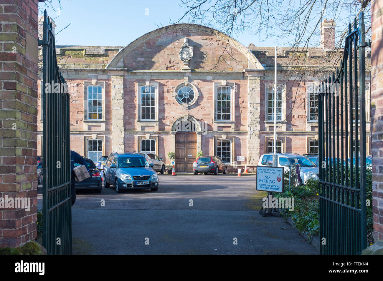 Il vecchio palazzo, Worcester Diosesan Chiesa casa a Worcester Foto Stock