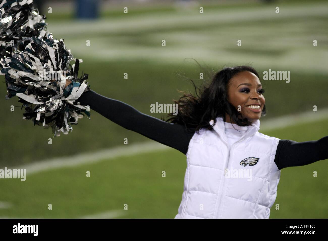 HS Football Stato e pop Warner Nat' champions frequentare il NFC East Div dic. 26, 2015 Redskins vs. Eagles gioco in Philadelphia Foto Stock