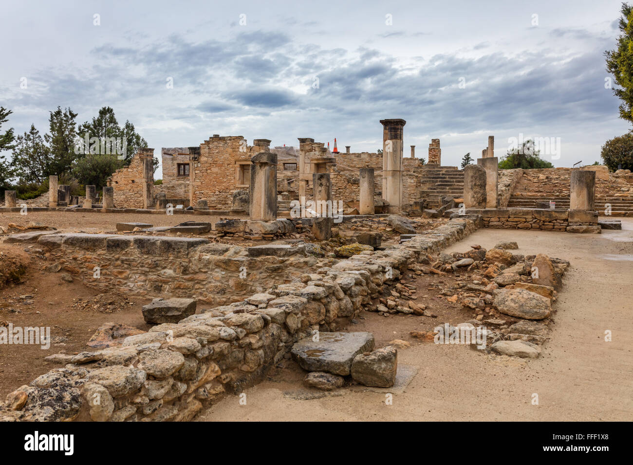 Antica città greca Kourion, vicino a Limassol, Cipro Foto Stock