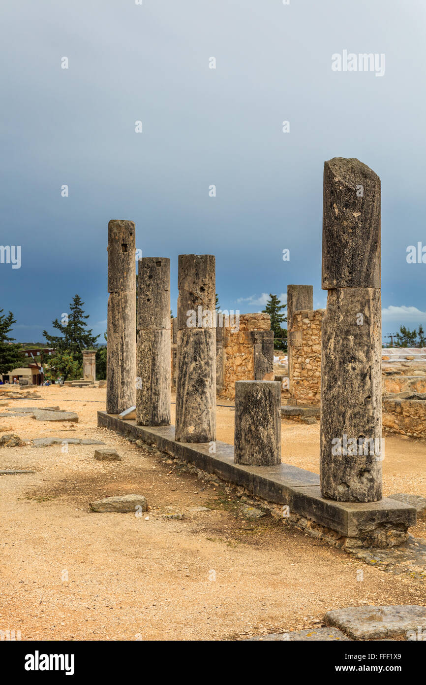 Antica città greca Kourion, vicino a Limassol, Cipro Foto Stock