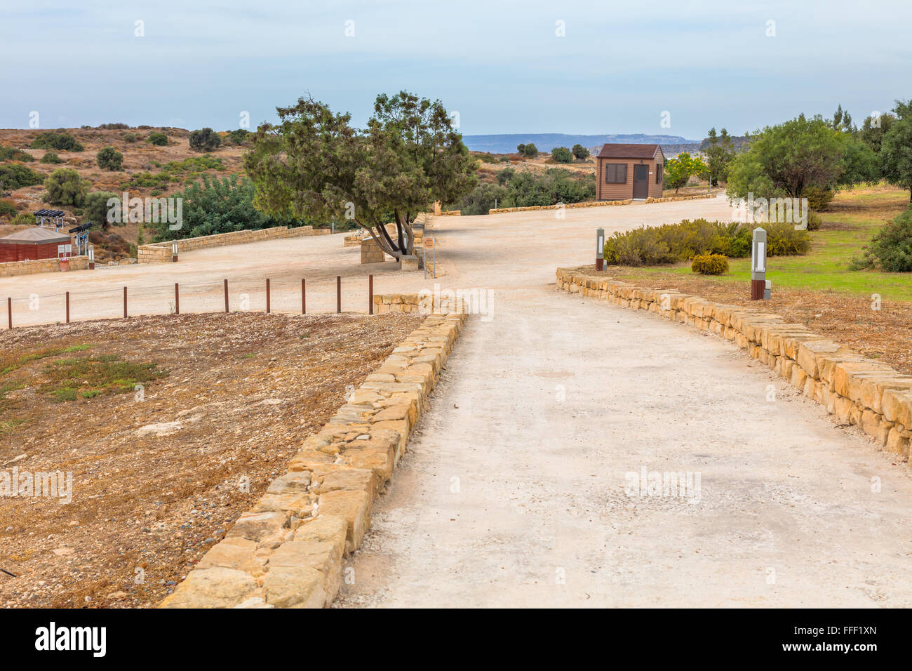 Antica città greca Kourion, vicino a Limassol, Cipro Foto Stock