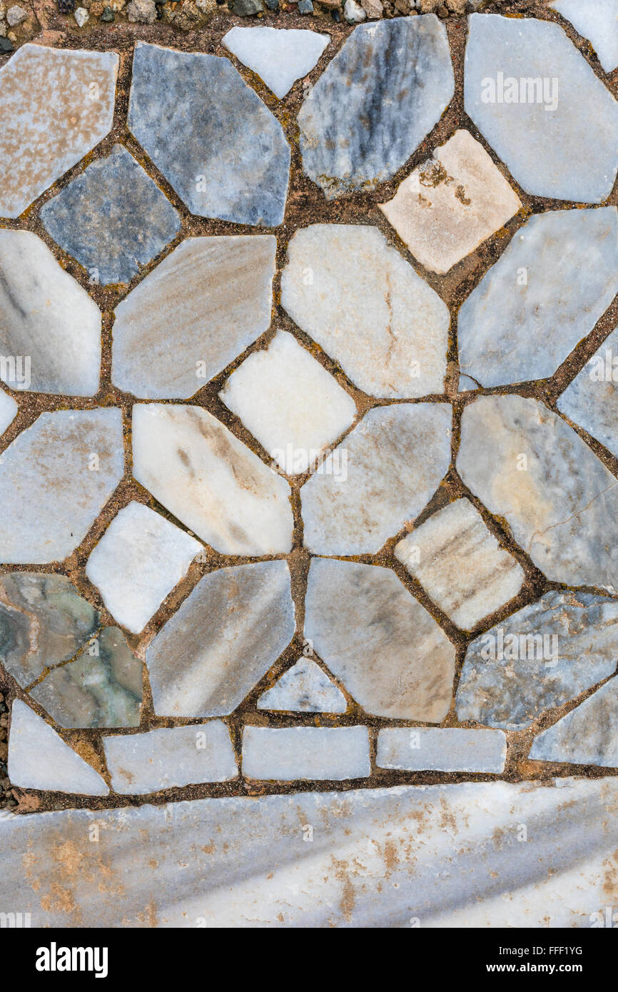Basilica Paleocristiana rovine, Kourion, vicino a Limassol, Cipro Foto Stock