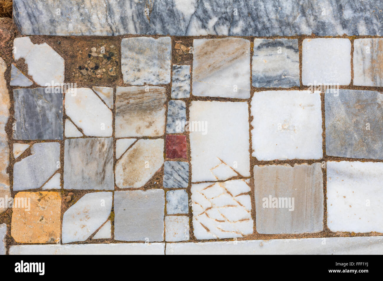 Basilica Paleocristiana rovine, Kourion, vicino a Limassol, Cipro Foto Stock