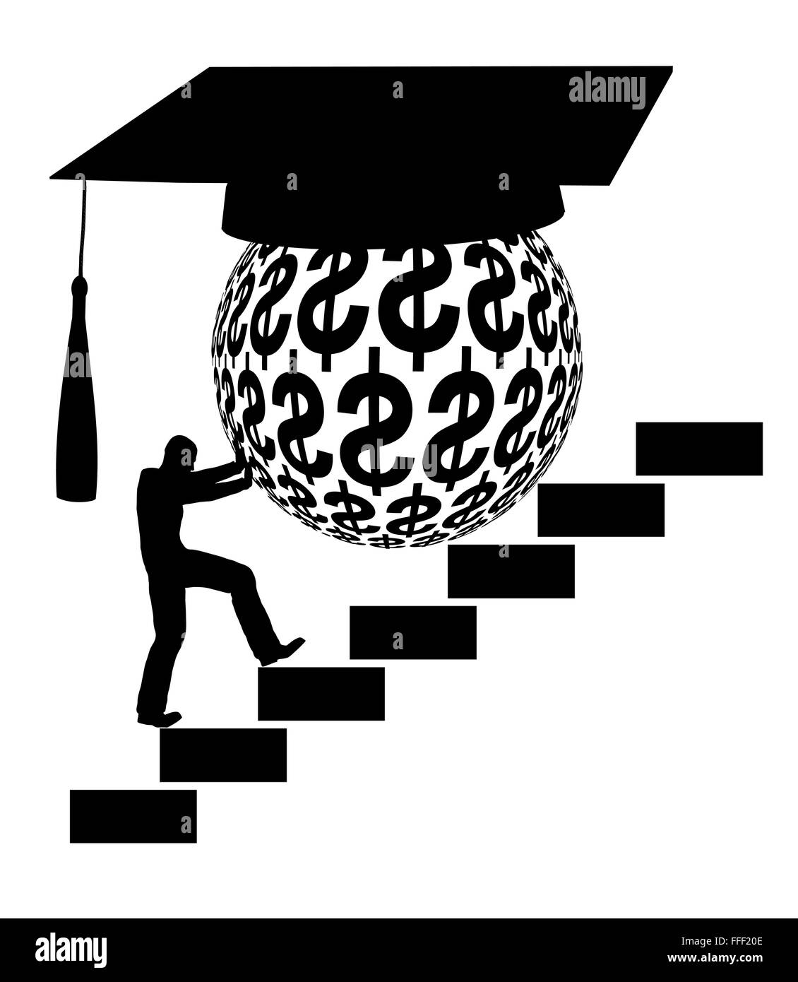 Prestito per studenti Foto Stock