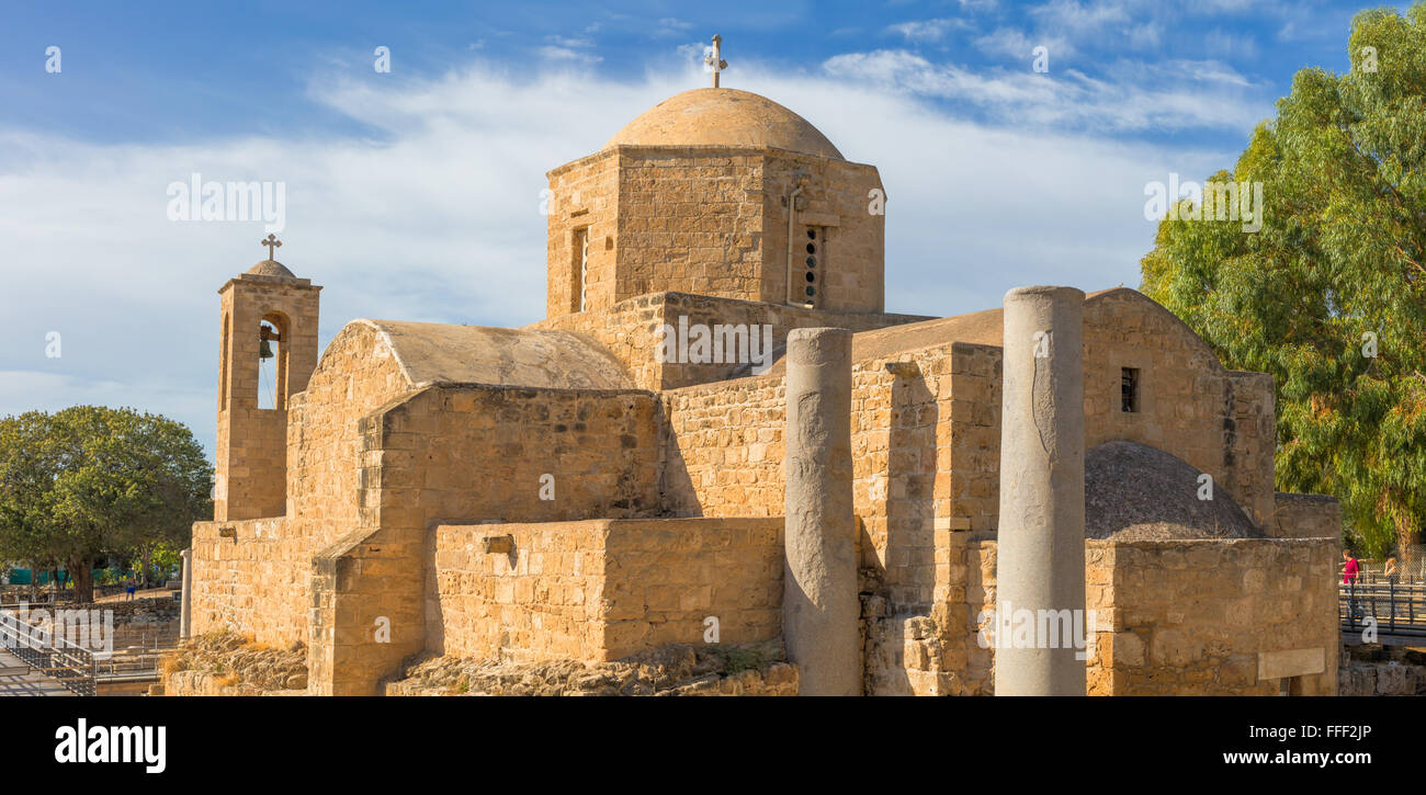 Panagia Chrysopolitissa chiesa, Paphos, Cipro Foto Stock