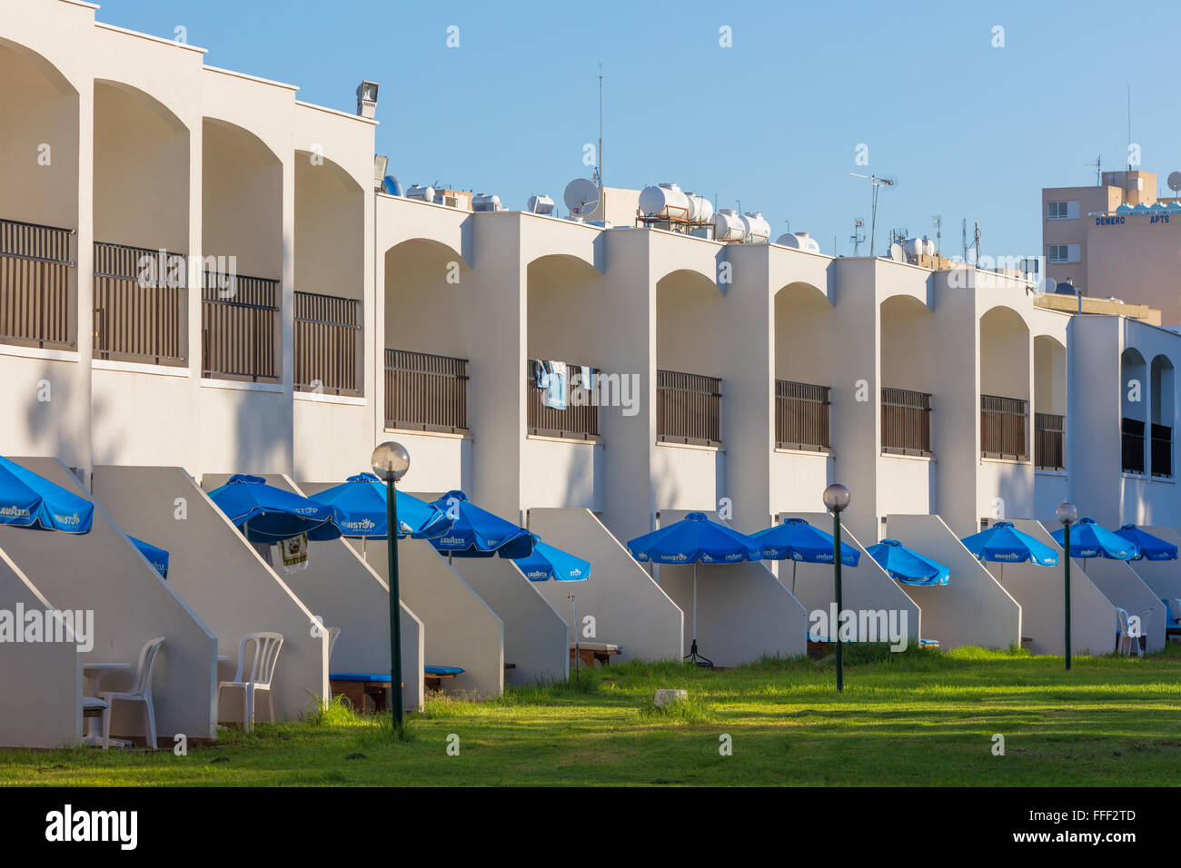 Hotel Courtyard, Limassol, Cipro Foto Stock