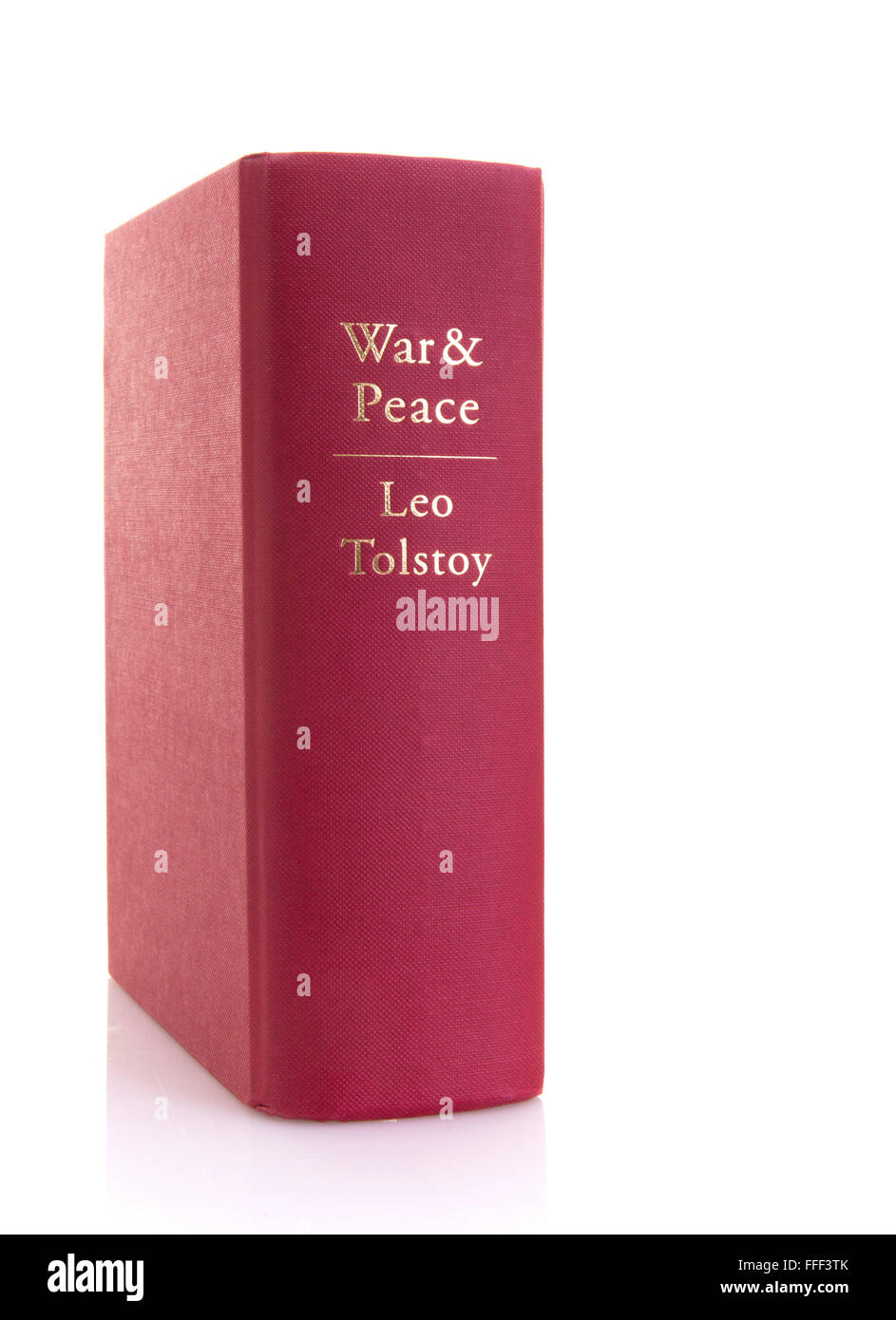 Guerra e pace da Leone Tolstoi Foto Stock