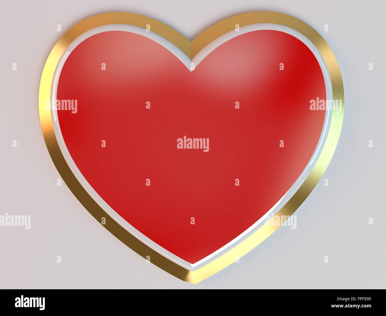 Decorazione di strada di cuori rossi. Decorazioni di strada di San Valentino  Foto stock - Alamy