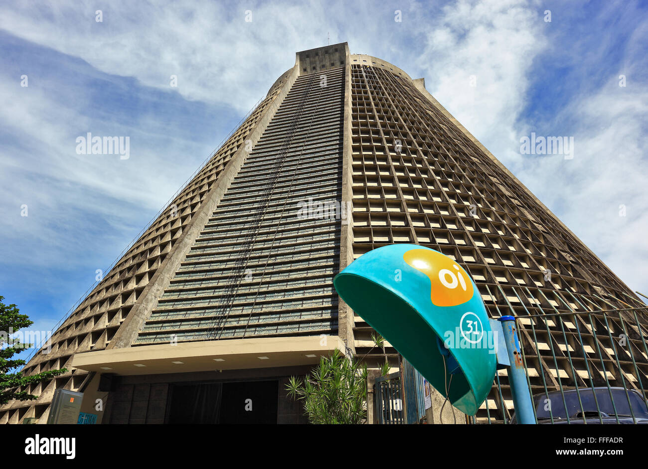 Catedral Metropolitana, la cattedrale di Rio de Janeiro, Brasile Foto Stock