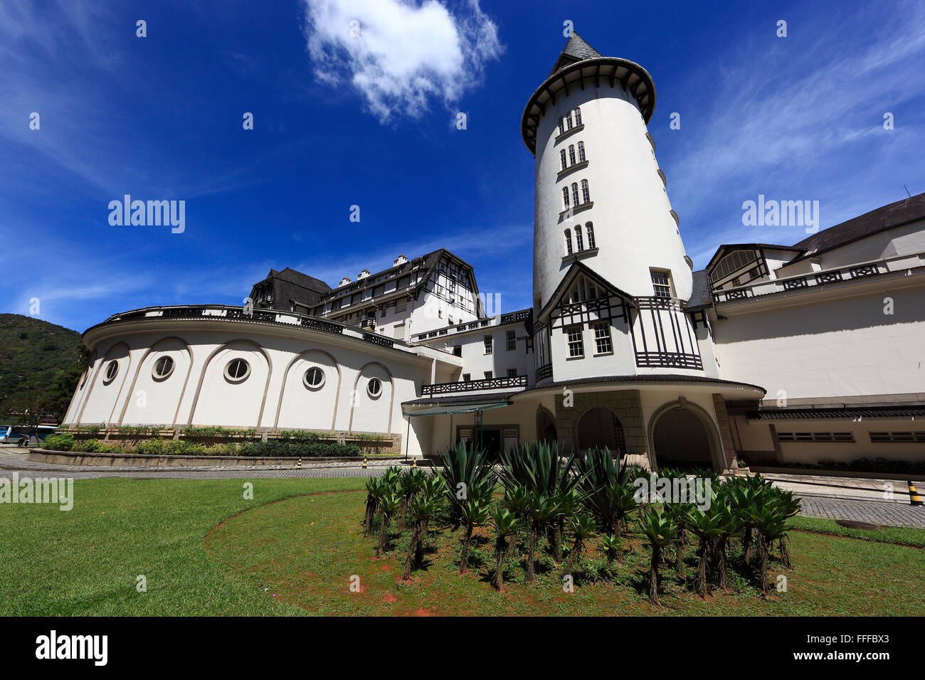 Petropolis, una città nello stato di Rio de Janeiro, Brasile, l'ex casino, ora un hotel Foto Stock