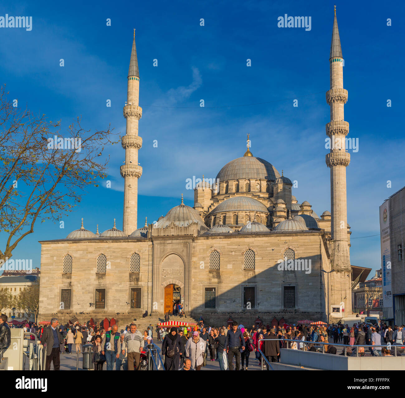 Yeni Camil, Nuova Moschea, Meydani Eminonu, Istanbul, Turchia Foto Stock