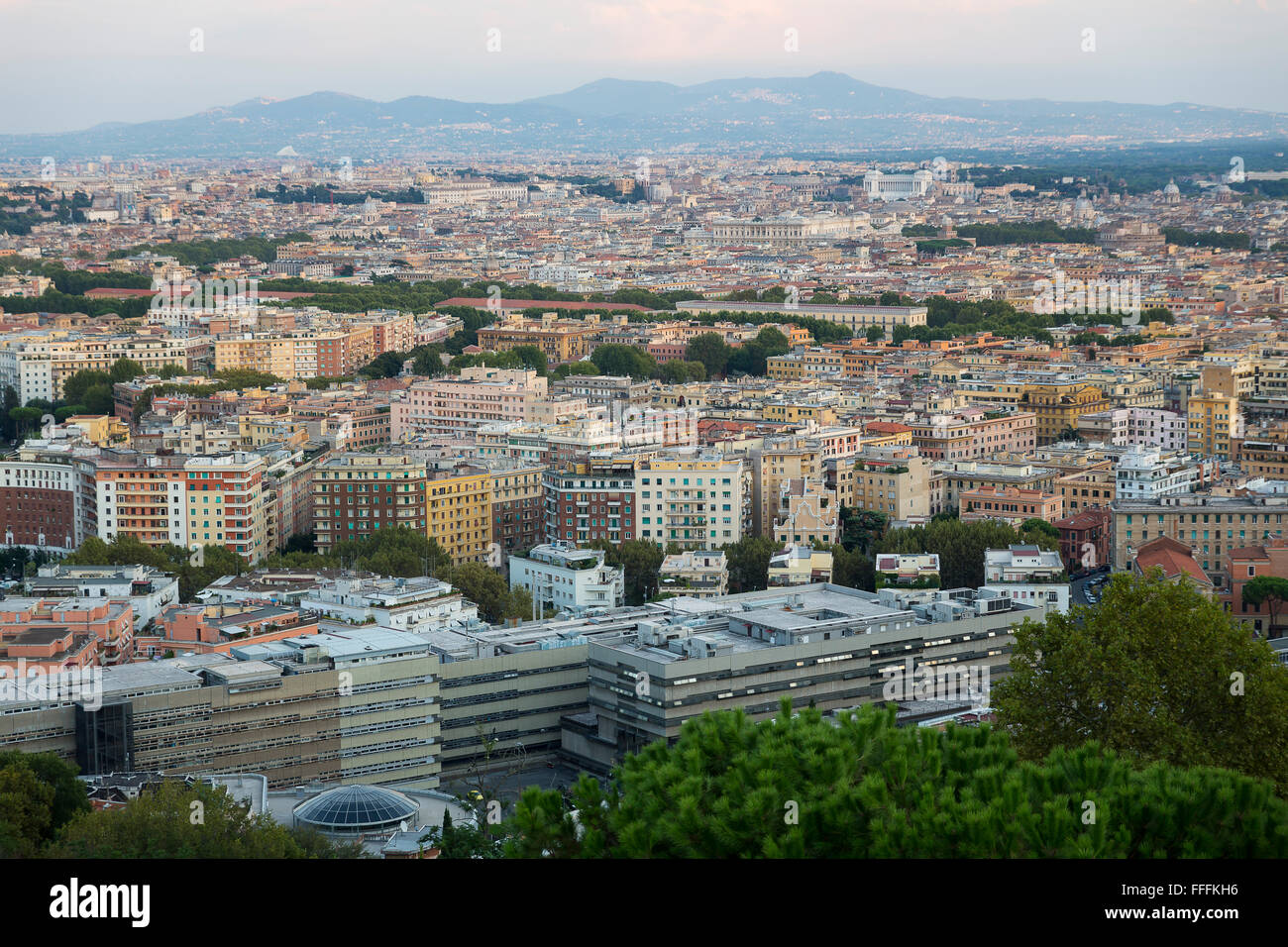 Paesaggio urbano di Roma. Italia Foto Stock