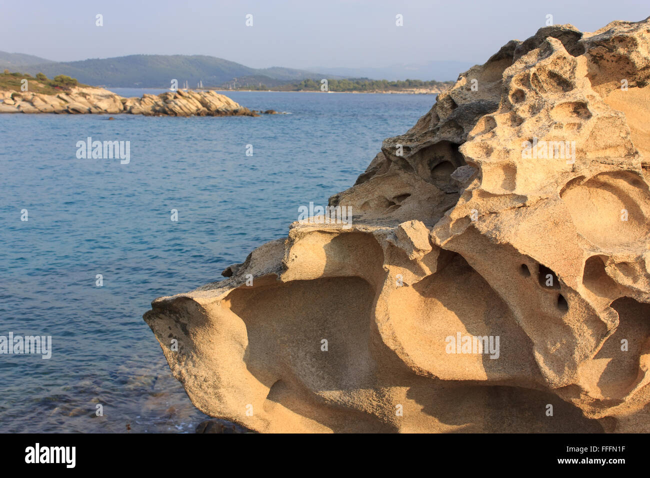 Vourvourou, Grecia Foto Stock