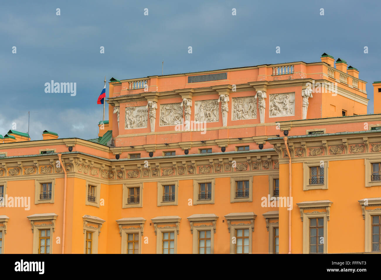 Il castello di Mikhailovsky (ingegneri castello), San Pietroburgo, Russia Foto Stock