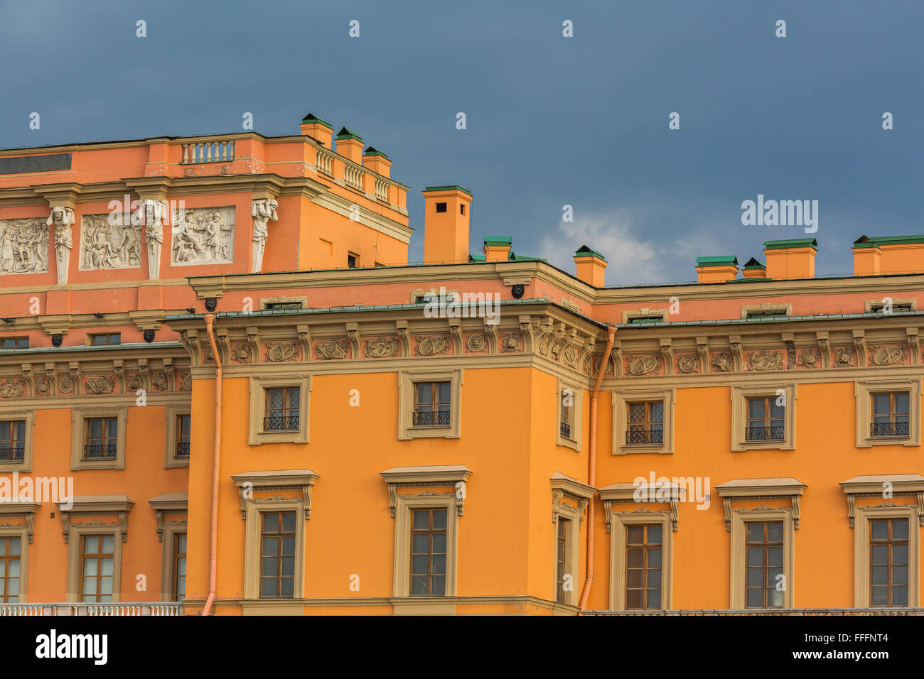 Il castello di Mikhailovsky (ingegneri castello), San Pietroburgo, Russia Foto Stock