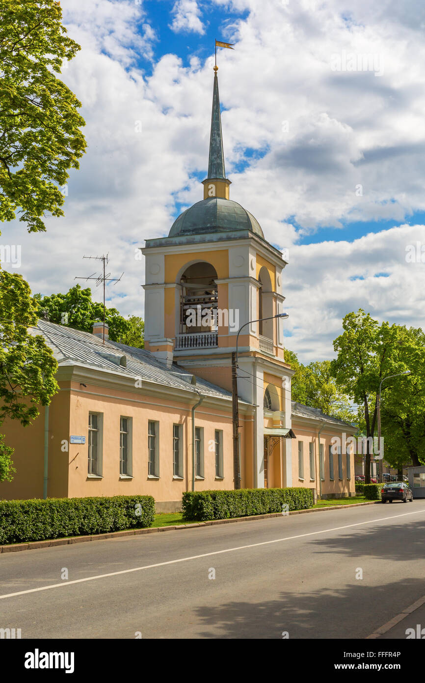 La chiesa, Peterhof, San Pietroburgo, Russia Foto Stock