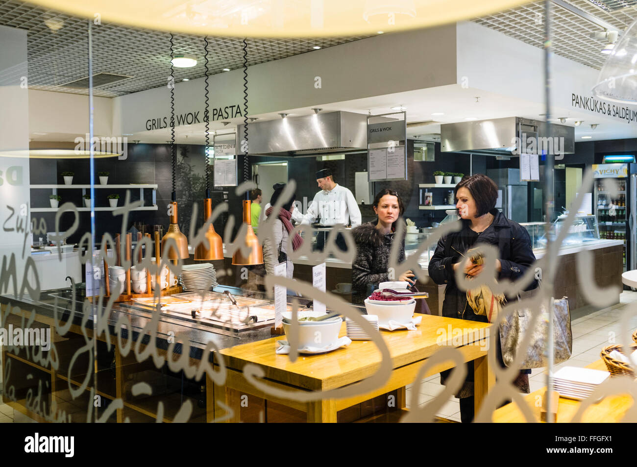 Ogni giorno speciale Café & Restaurant all ultimo piano del centro commerciale Stockmann Foto Stock