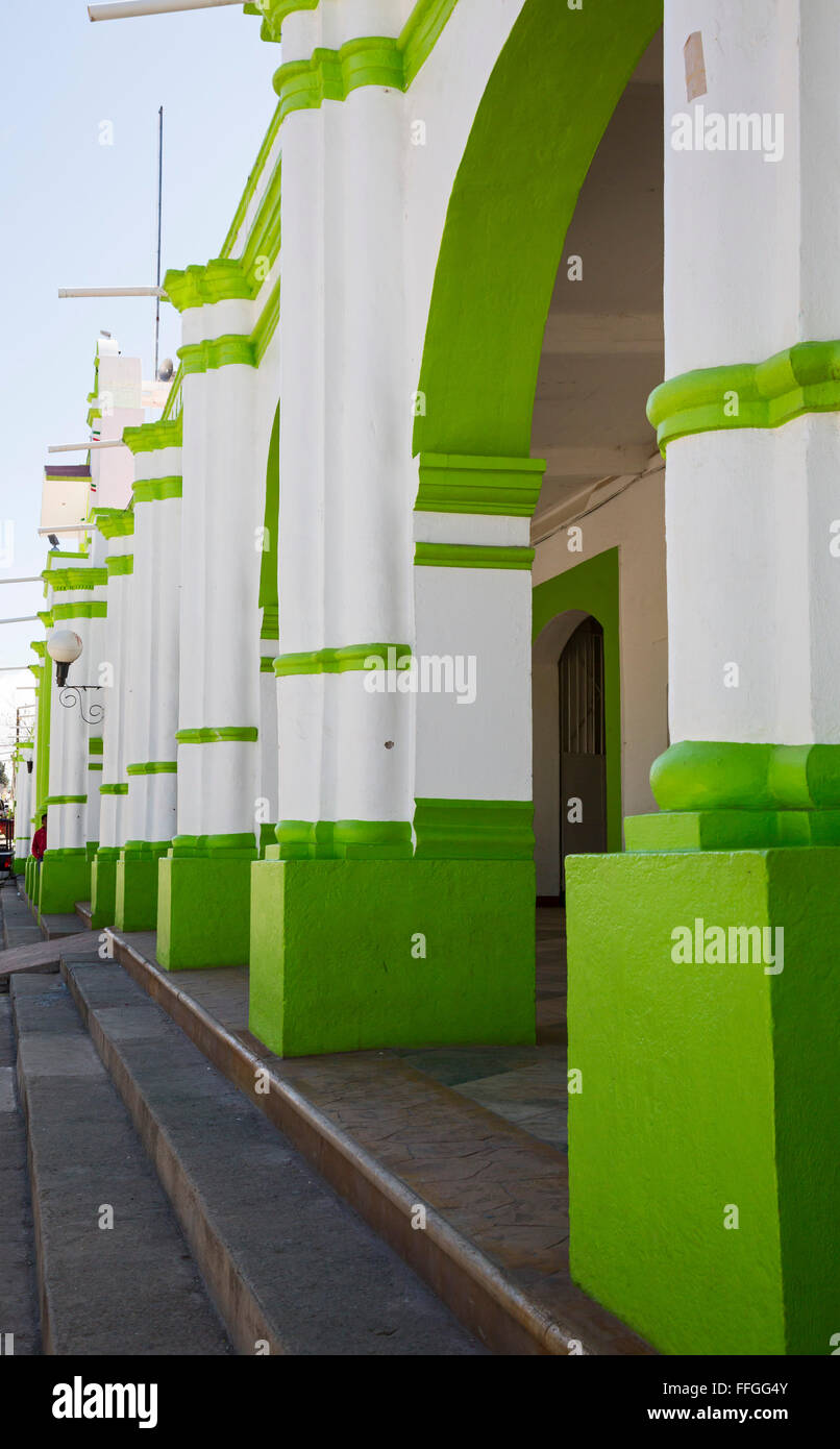 Asunción Nochixtlán, Oaxaca, Messico - Il Palacio Municipal (municipio). Foto Stock