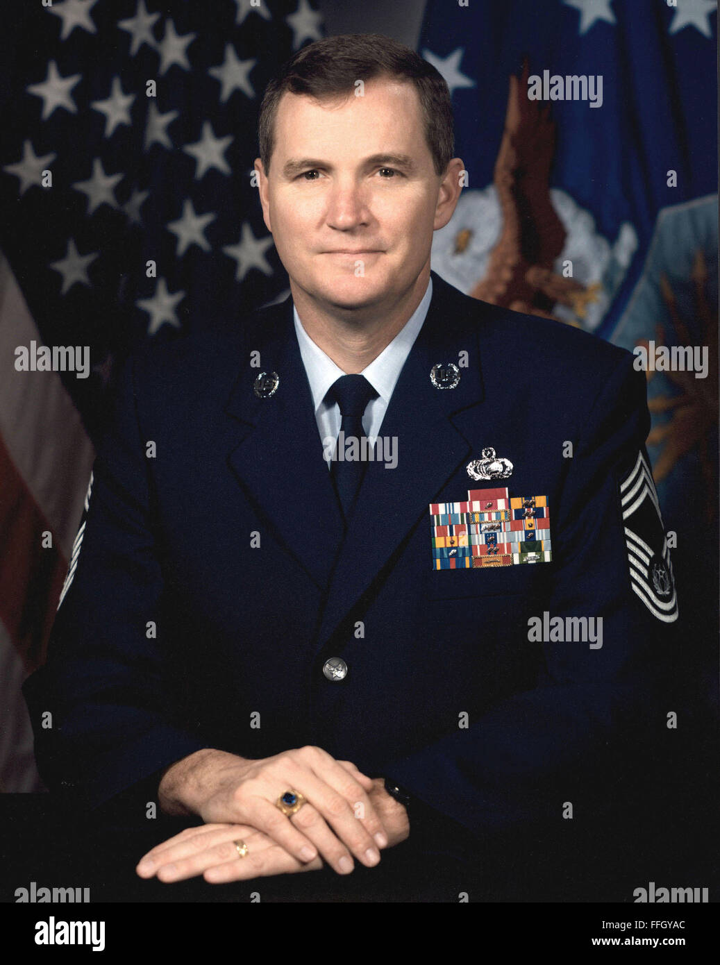 Capo Comandante Sergente della Air Force Erik W. Benken nov. 5, 1996 luglio 30, 1999 Foto Stock