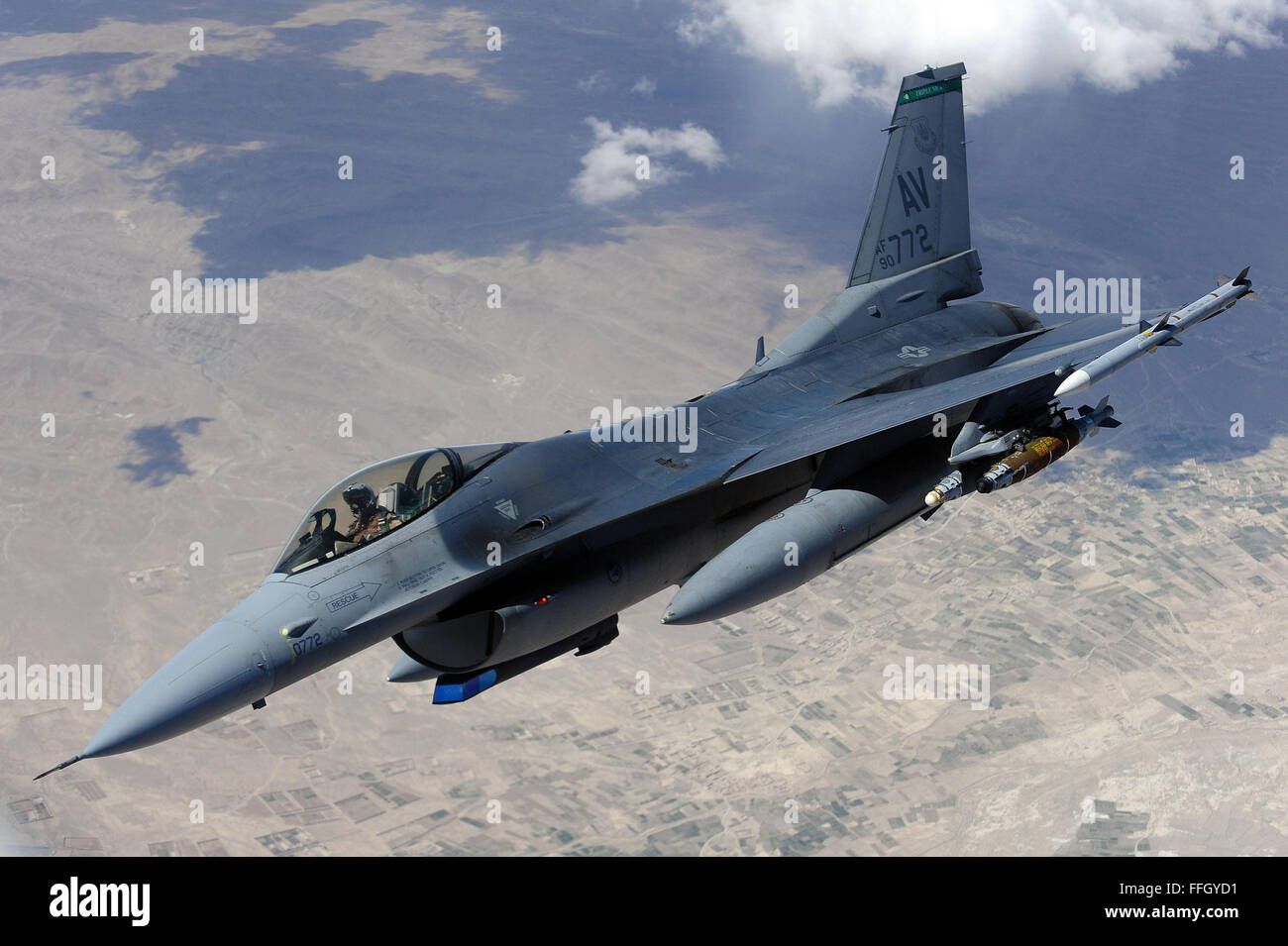 F-16 Fighting Falcon Foto Stock
