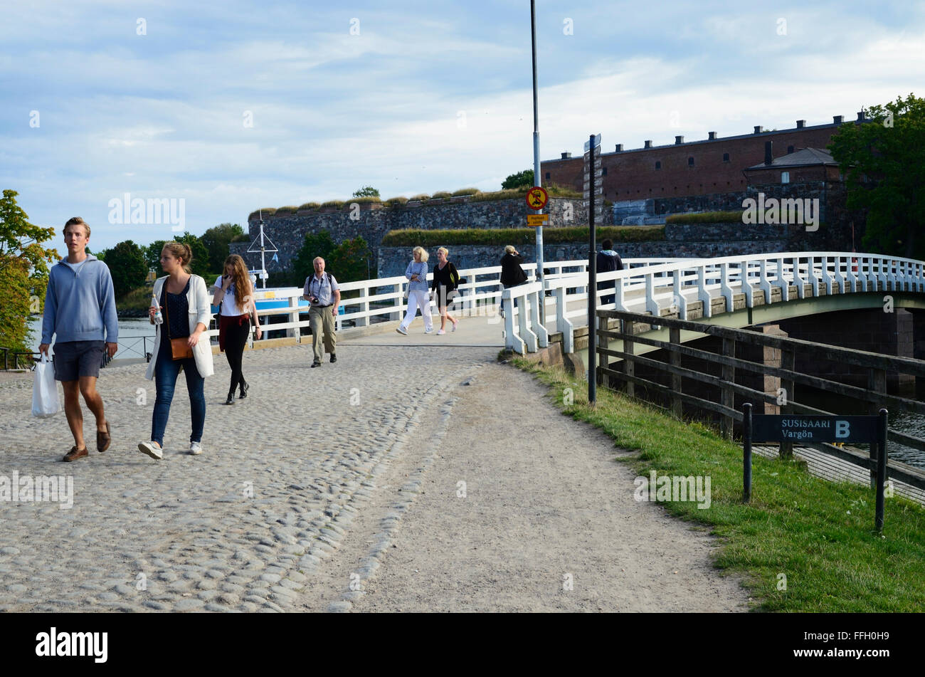 Suomenlinna o Sveaborg,Helsinki. Finlandia Foto Stock