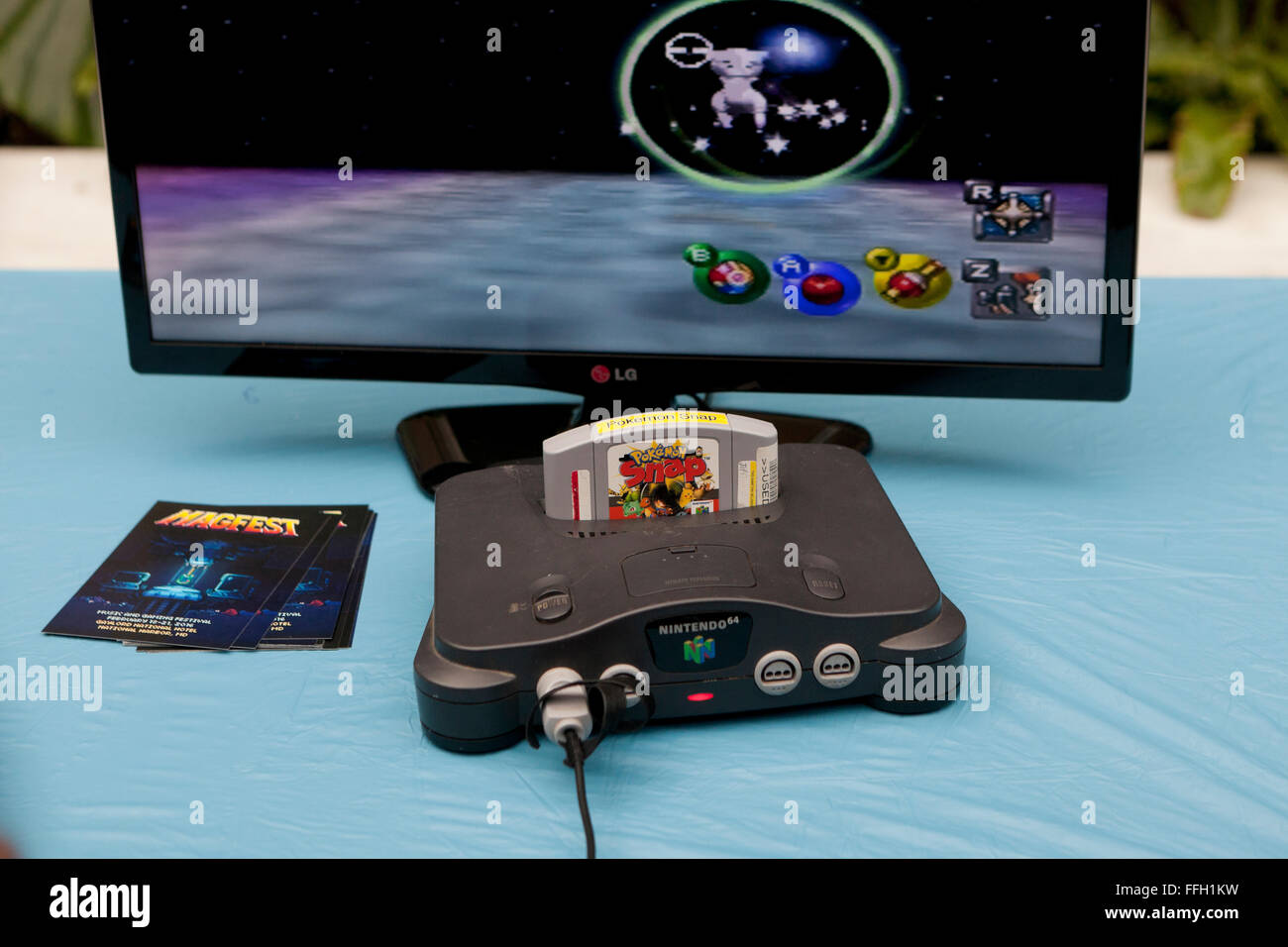 Nintendo 64 console per video game - USA Foto Stock