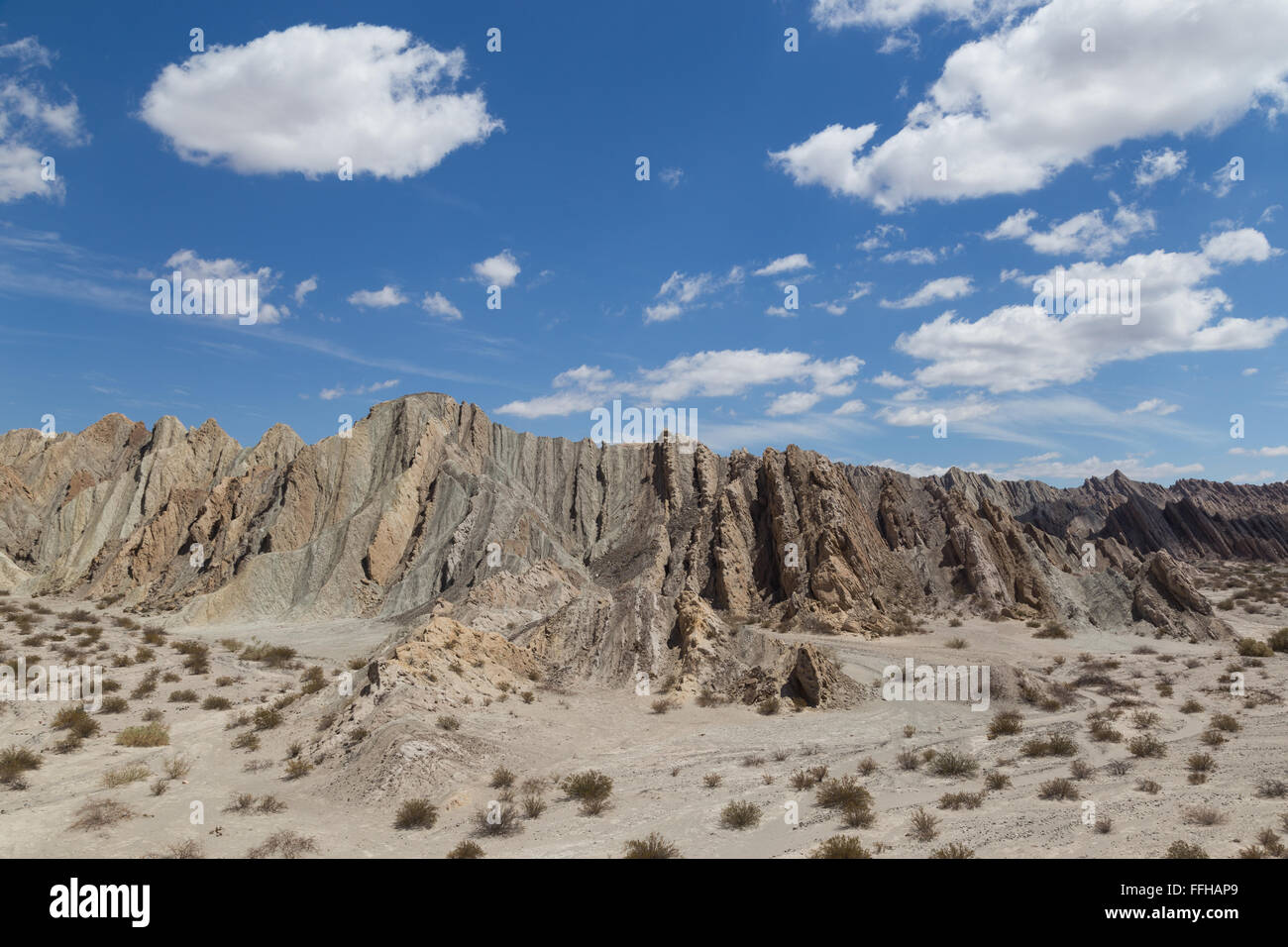 Quebrada de las Flechas nel nord-ovest Argentina Foto Stock