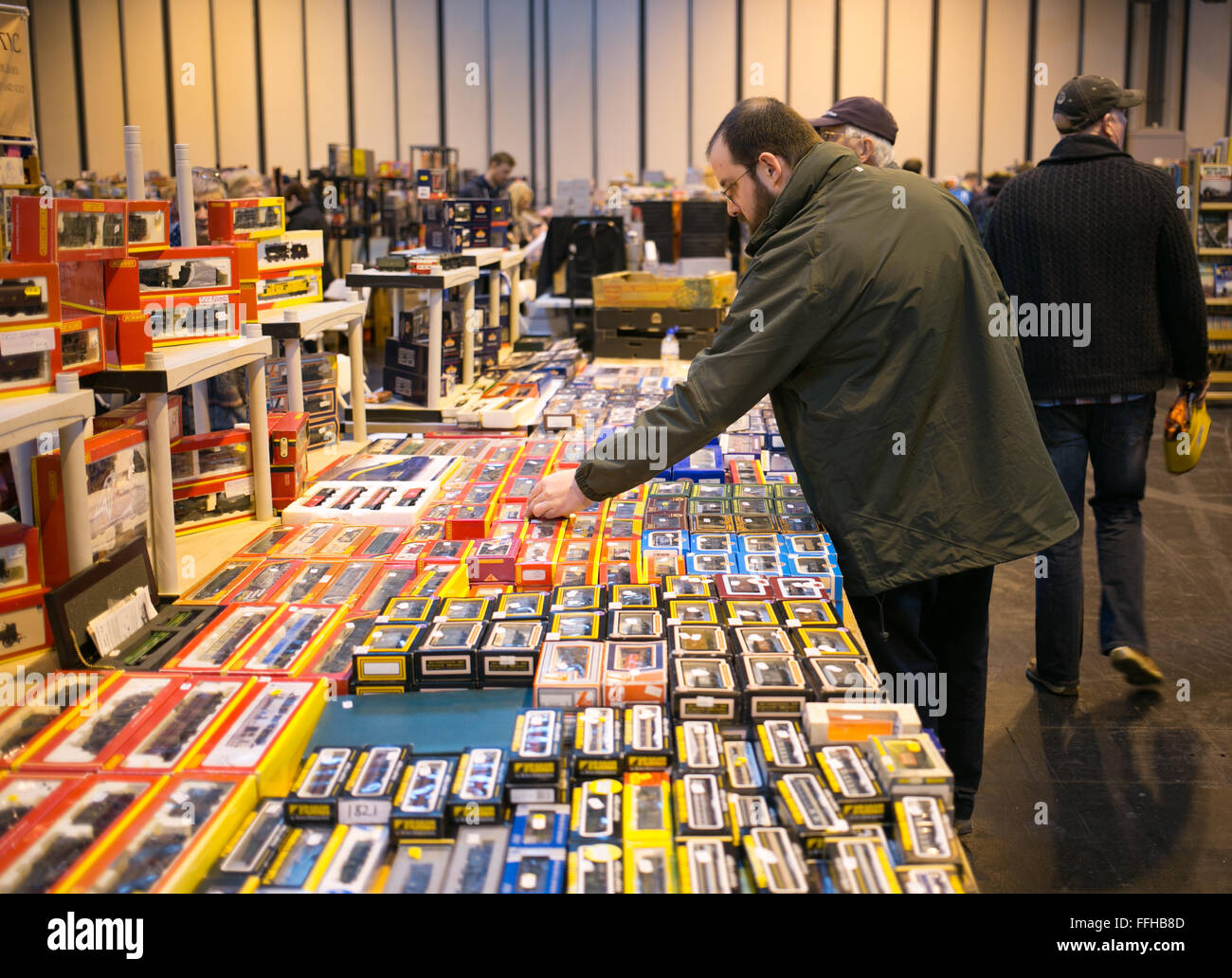 Birmingham, Regno Unito. Xiv Feb, 2016. Giocattolo di collezionisti dove le persone possono acquistare antichi e nuovi giocattoli da collezione. Credito: Steven roe/Alamy Live News Foto Stock