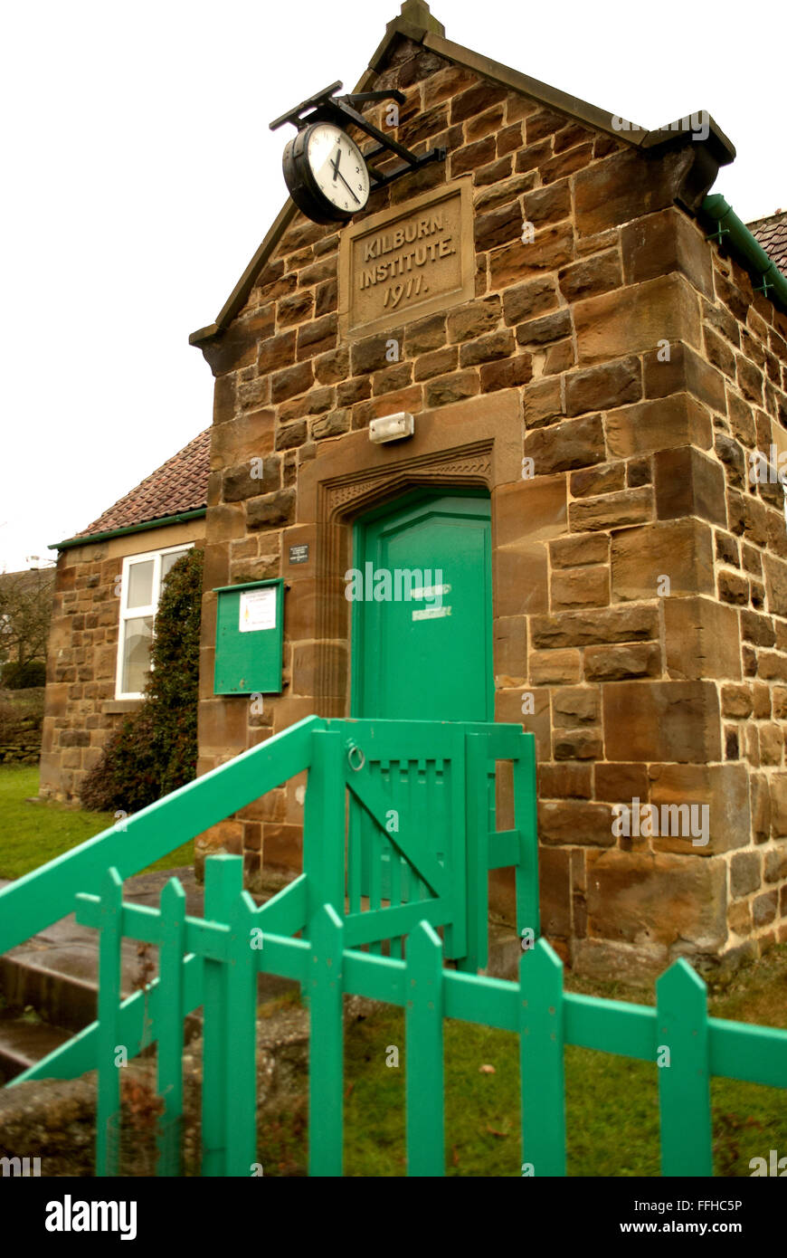 Comunità Hall, Kilburn, North Yorkshire Foto Stock