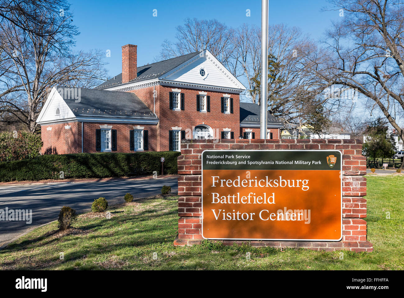 Fredericksburg Battlefield National Military Park, di Fredericksburg, Virginia, Stati Uniti d'America Foto Stock