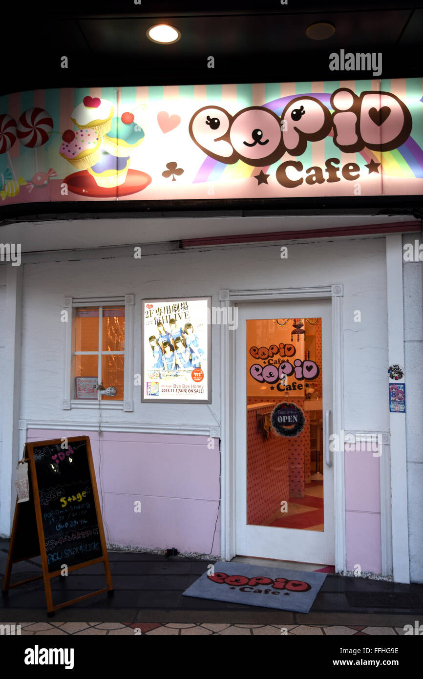 ID POP Café, Nipponbashi, Osaka, Giappone Foto Stock