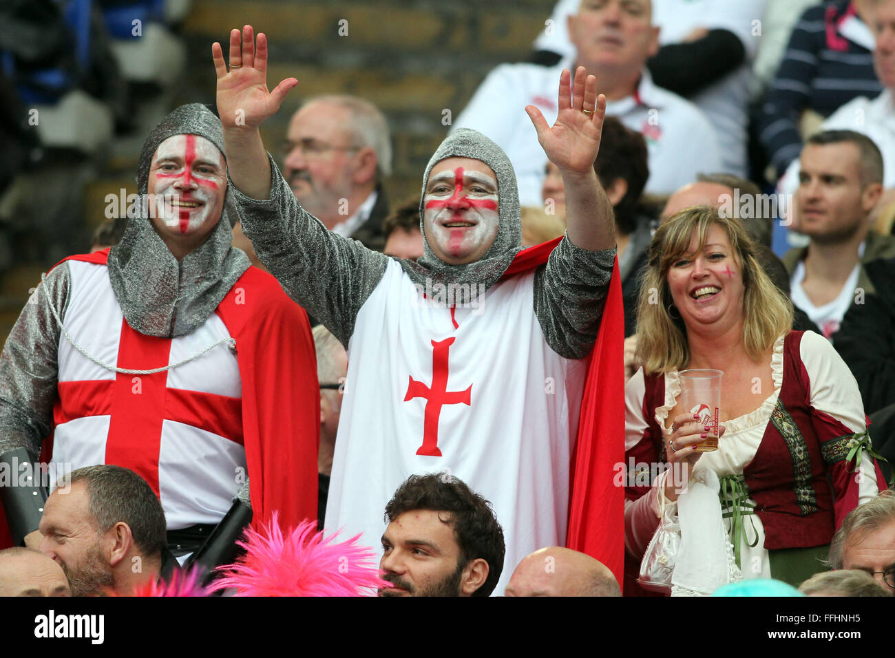 Roma, Italia, 14 feb 2016. RBS 6 Nazioni campionati tra Italia vs Inghilterra a dello Stadio Olimpico su Februry 14, 2016 in Roma. (Ph Marco Iacobucci) Credito: marco iacobucci/Alamy Live News Foto Stock