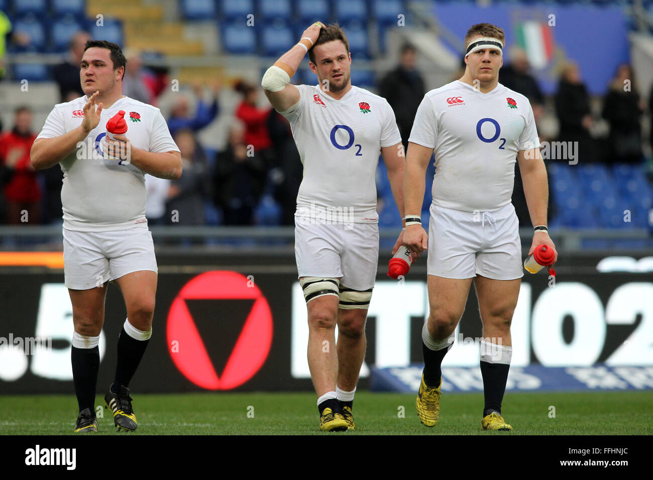 Roma, Italia, 14 feb 2016. RBS 6 Nazioni campionati tra Italia vs Inghilterra a dello Stadio Olimpico su Februry 14, 2016 in Roma. (Ph Marco Iacobucci) Credito: marco iacobucci/Alamy Live News Foto Stock