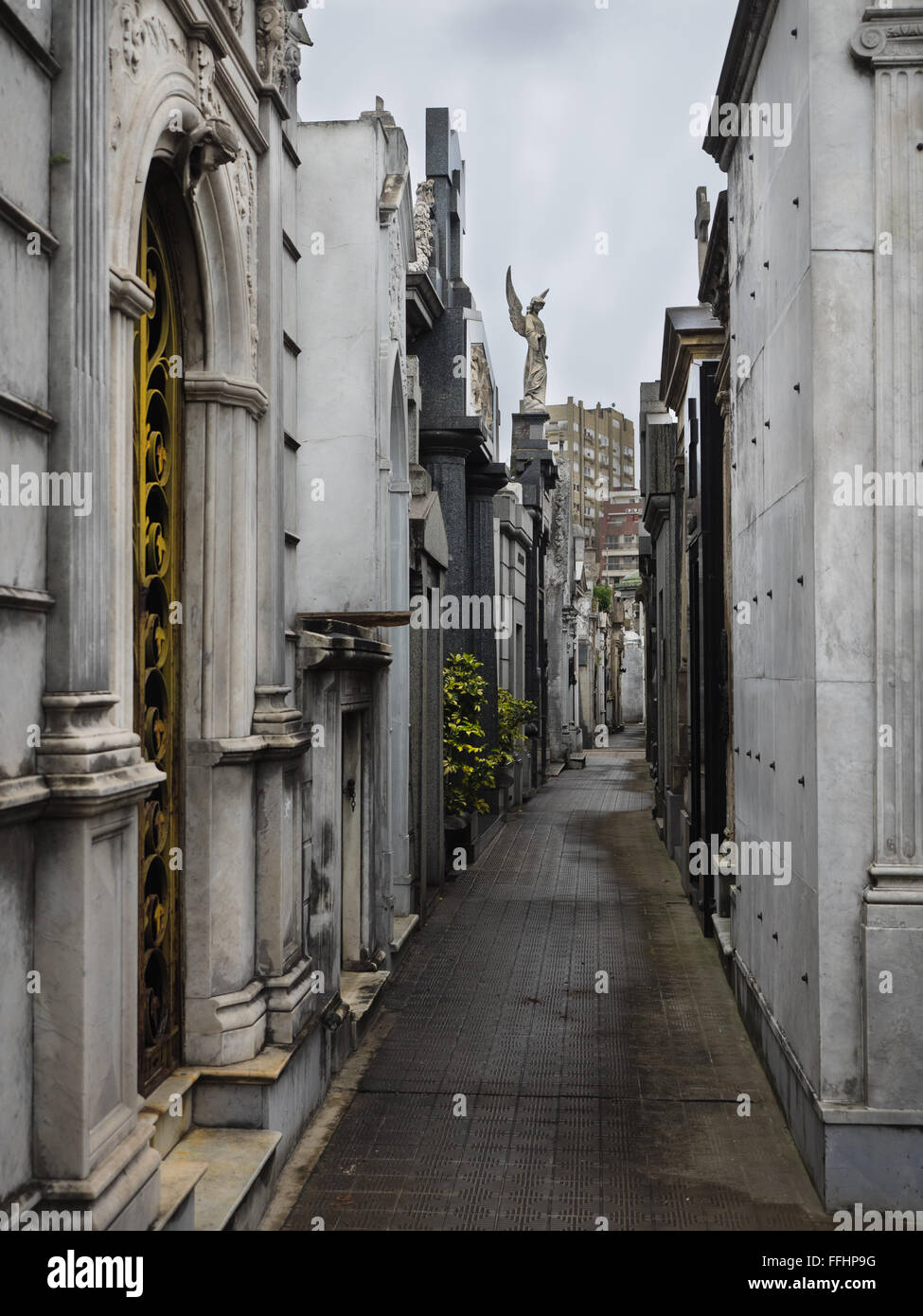 Buenos Aires, Argentina - 19 Ottobre 2015: La Recoleta cimitero. Foto Stock