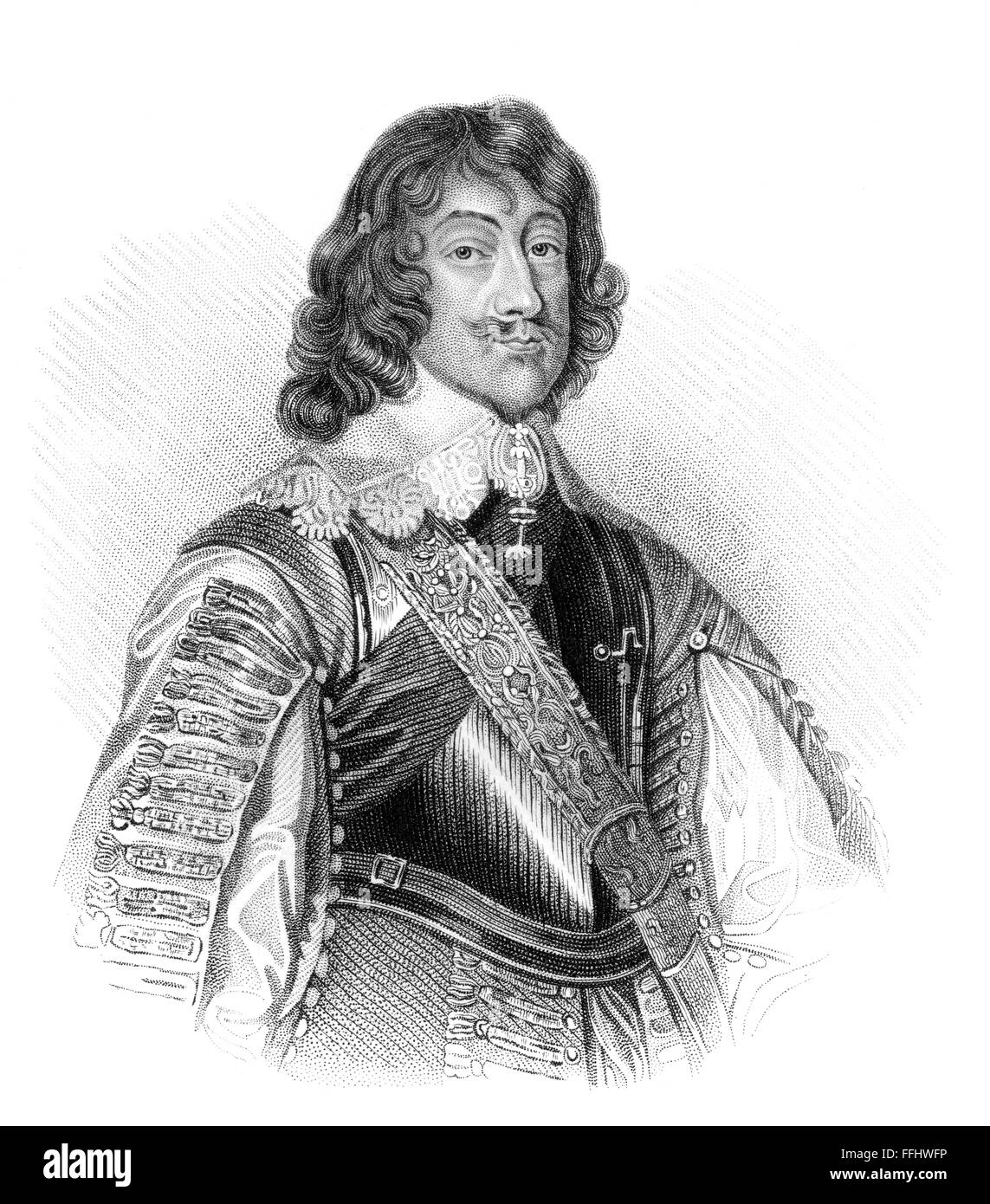 Henry ricca, 1° Conte di Olanda, il Lord Kensington, 1590-1649, un inglese un cortigiano, peer e soldato Foto Stock