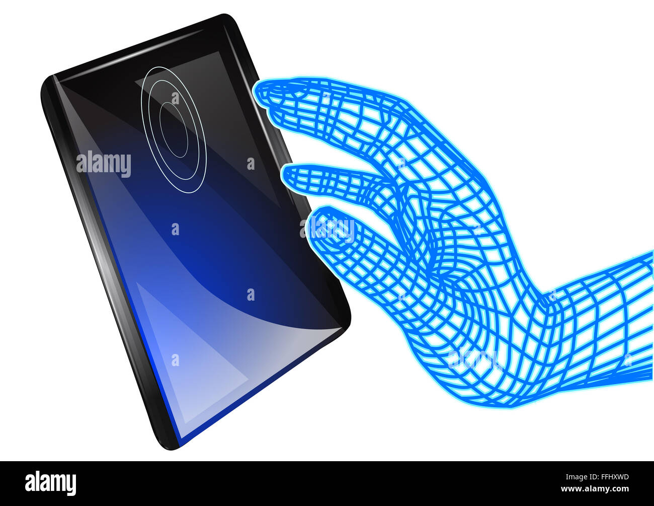 Tablet e computer Foto Stock