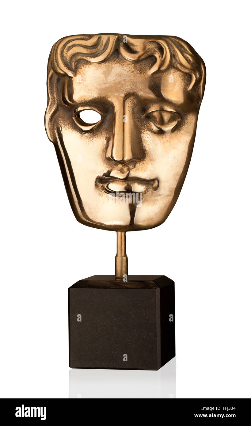 Premio BAFTA statua B.A.F.T.A Foto Stock