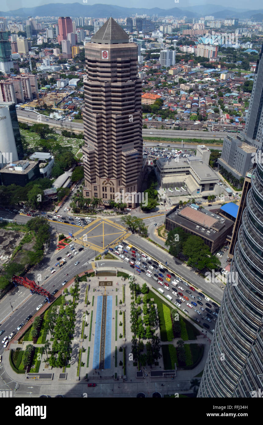 Kuala Lumpur in Malesia le Torri Petronas ha iniziato su 1Jan,1992,il primo popolo spostato in su 1Jan1996 Foto Stock