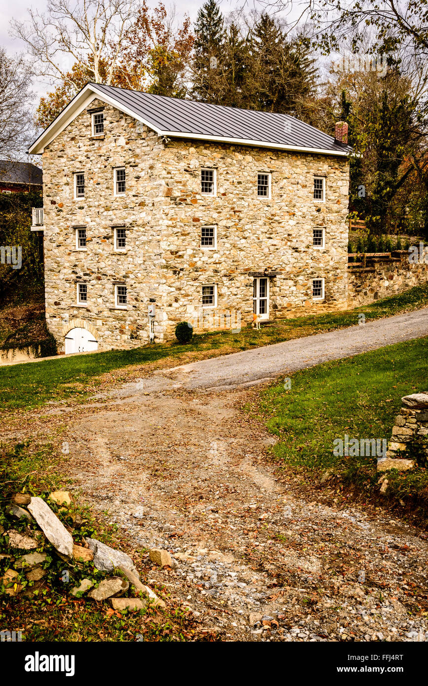 Il granaio di pietra, Rose Hill Farm 34072 John Mosby autostrada, Upperville, Virginia Foto Stock