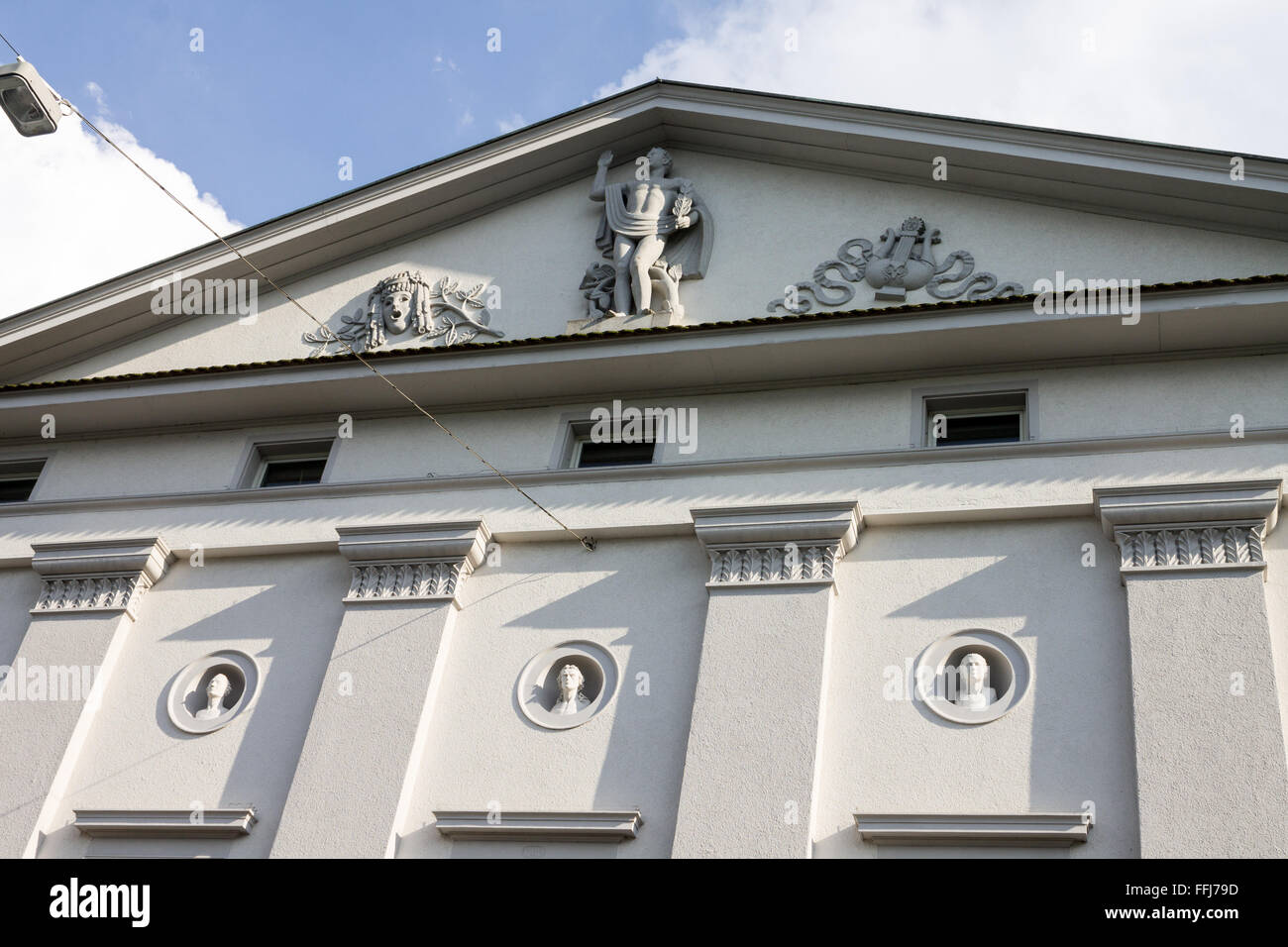 Dettaglio Facace Lucerna svizzera Foto Stock