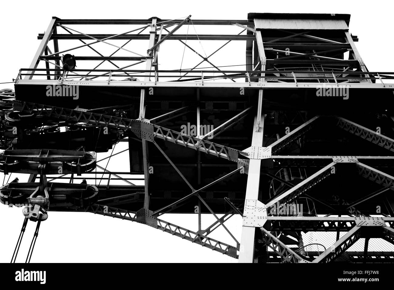 Alta torre di tensione Foto Stock