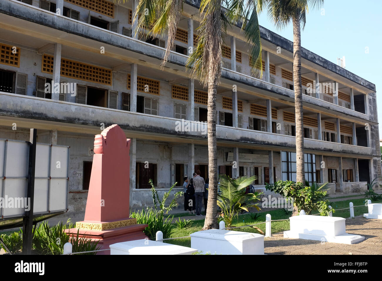 S-21 carcere - Museo del Genocidio in Phnom Penh Cambogia Foto Stock