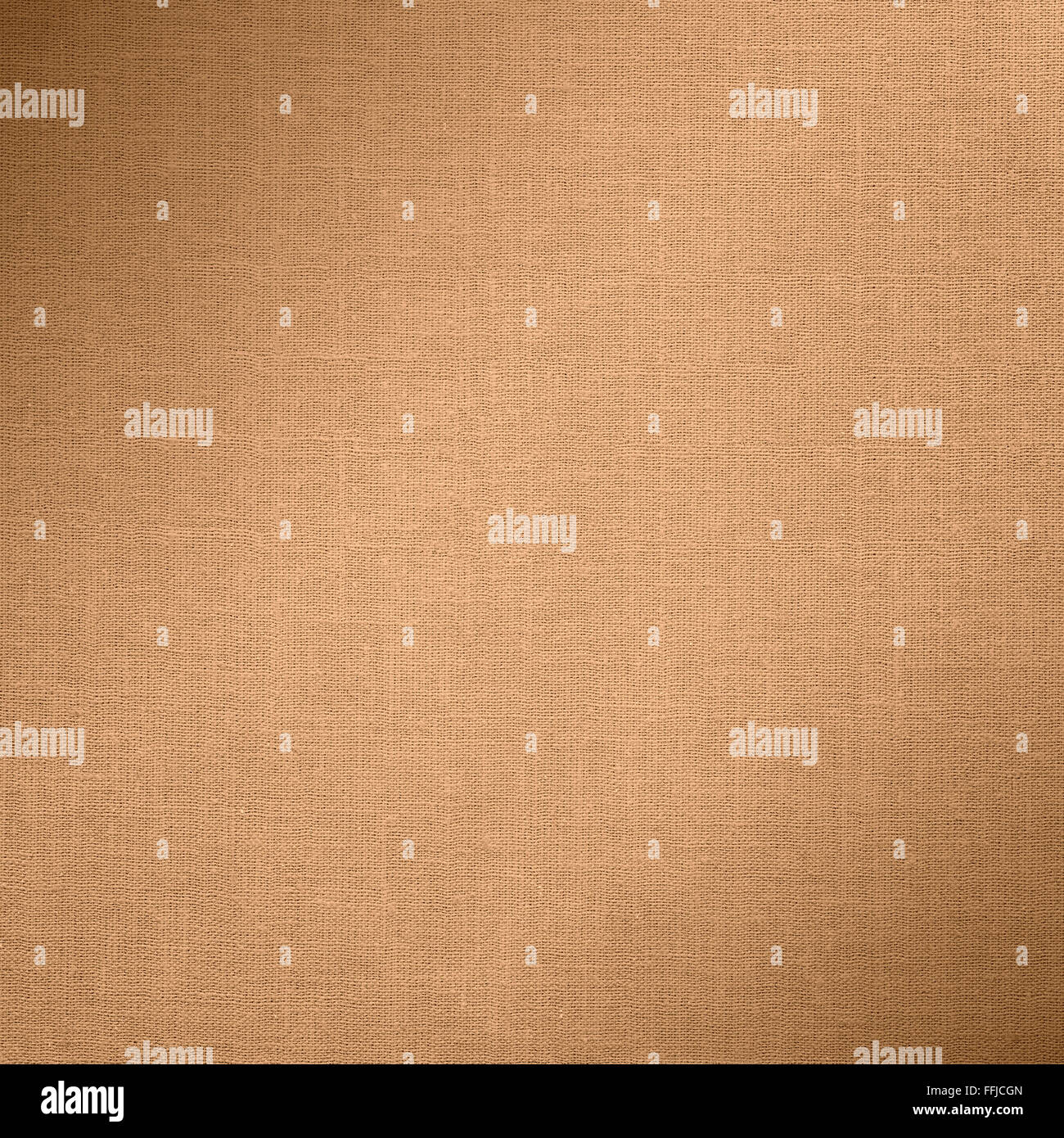 Brown trama di cotone o tessuto di sfondo in tela Foto Stock