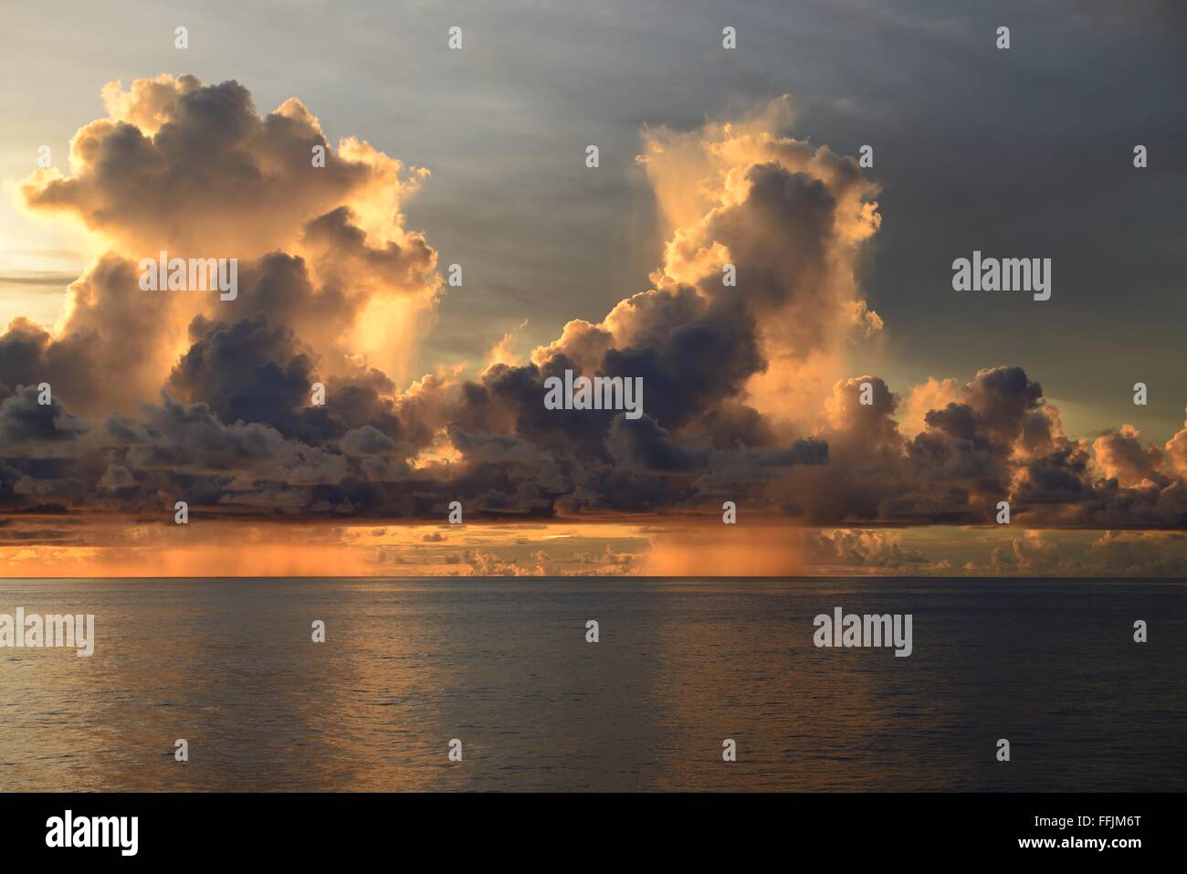 Un eccitante e molto colorato fotografia catturati nell'oceano pacifico della costa di Guam. Foto Stock