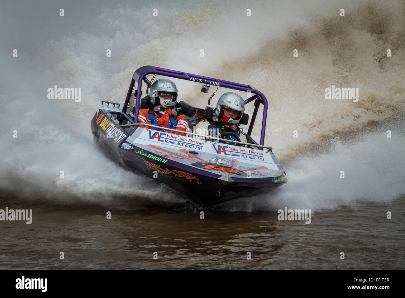 Round 6 del AFISA V8 Superboat campionato a Round Mountain Raceway, Cabarita Beach, NSW Foto Stock