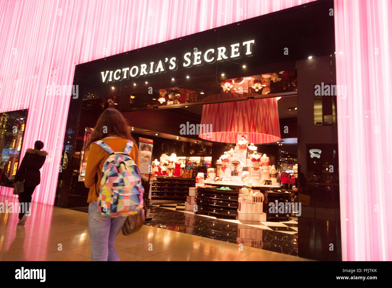 Victoria's Secret Store shop esterno , Bullring, Birmingham REGNO UNITO Foto Stock